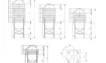 Silos 4 pernas